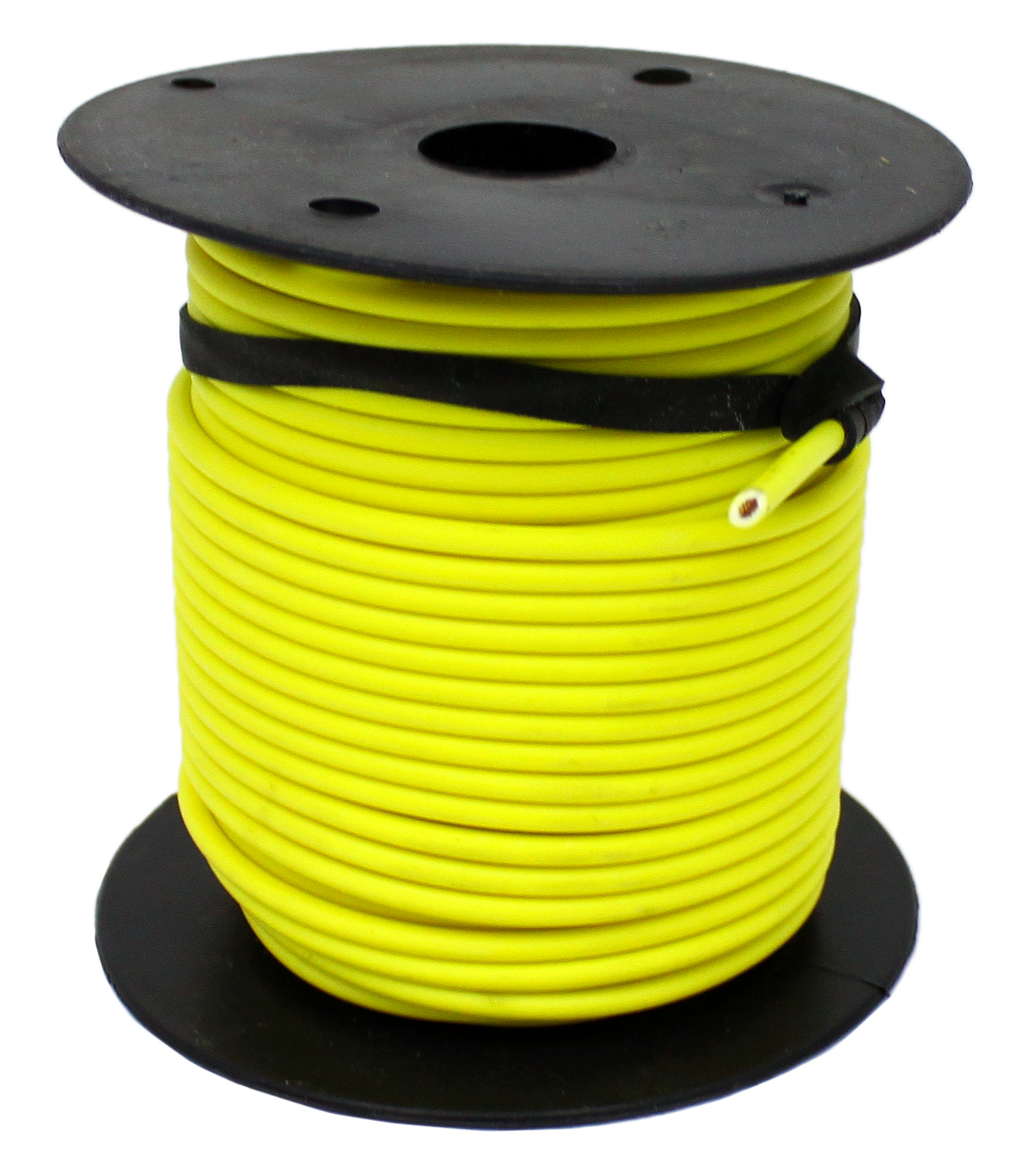 Cross-Linked Polyethylene Single Conductor Wire - 100 ft - 16 ga - Yellow